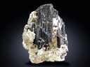 Schorl Tourmaline on Muscovite Specimen from Skardu, Gilgit-Baltistan, Pakistan - Geological Marvel