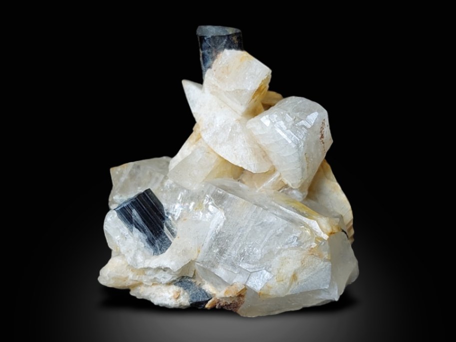 Auction For Exquisite Schorl Tourmaline with Albite, Quartz, and Muscovite Specimen - Skardu, Pakistan
