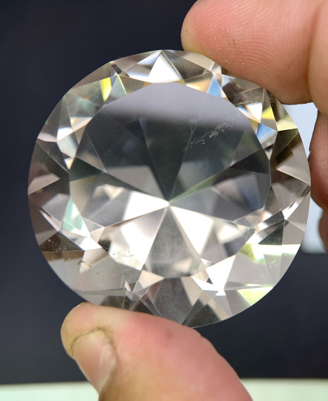 Auction For Natural Quartz Crystal – Clear Cut with Unique Formation